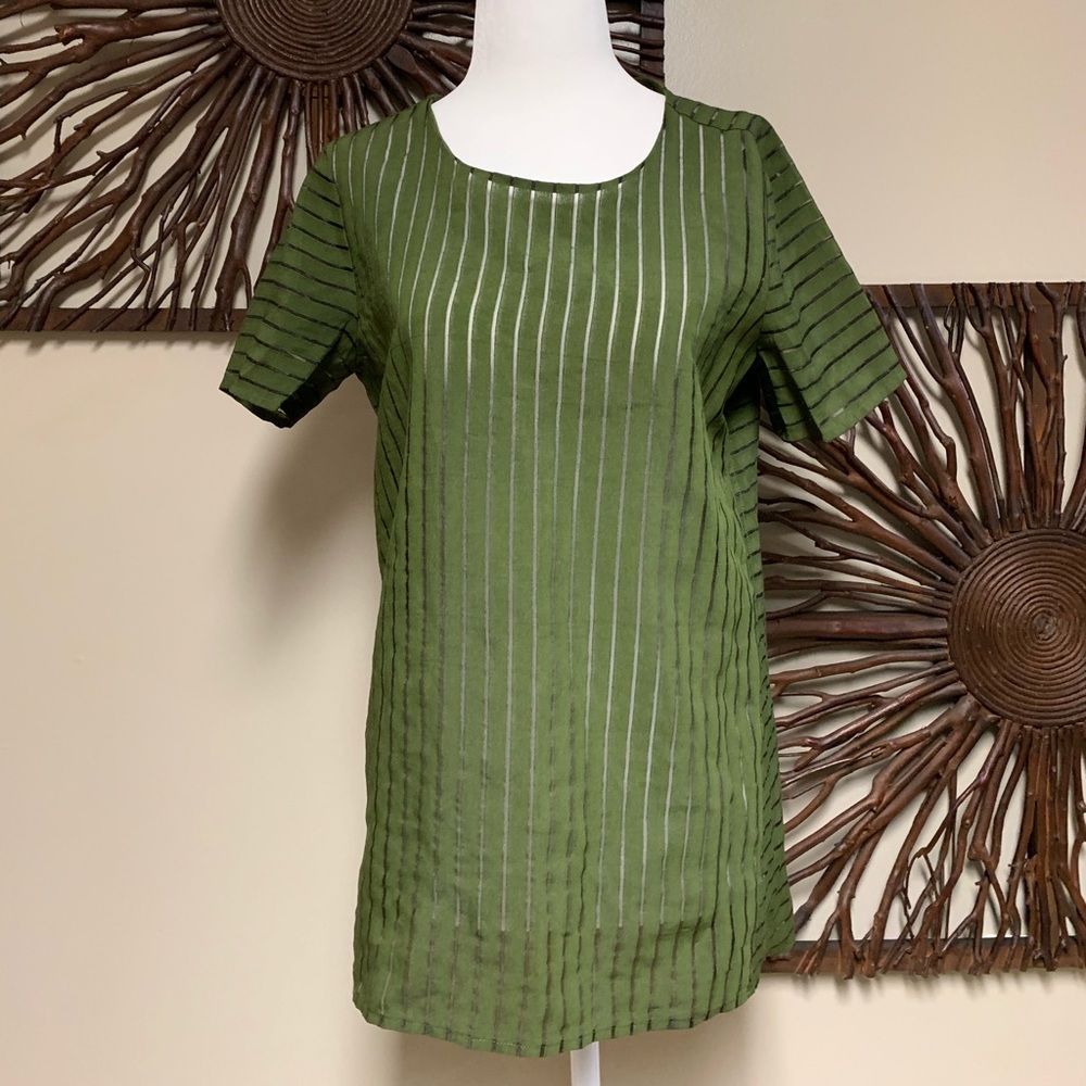 J.Crew Green Top.